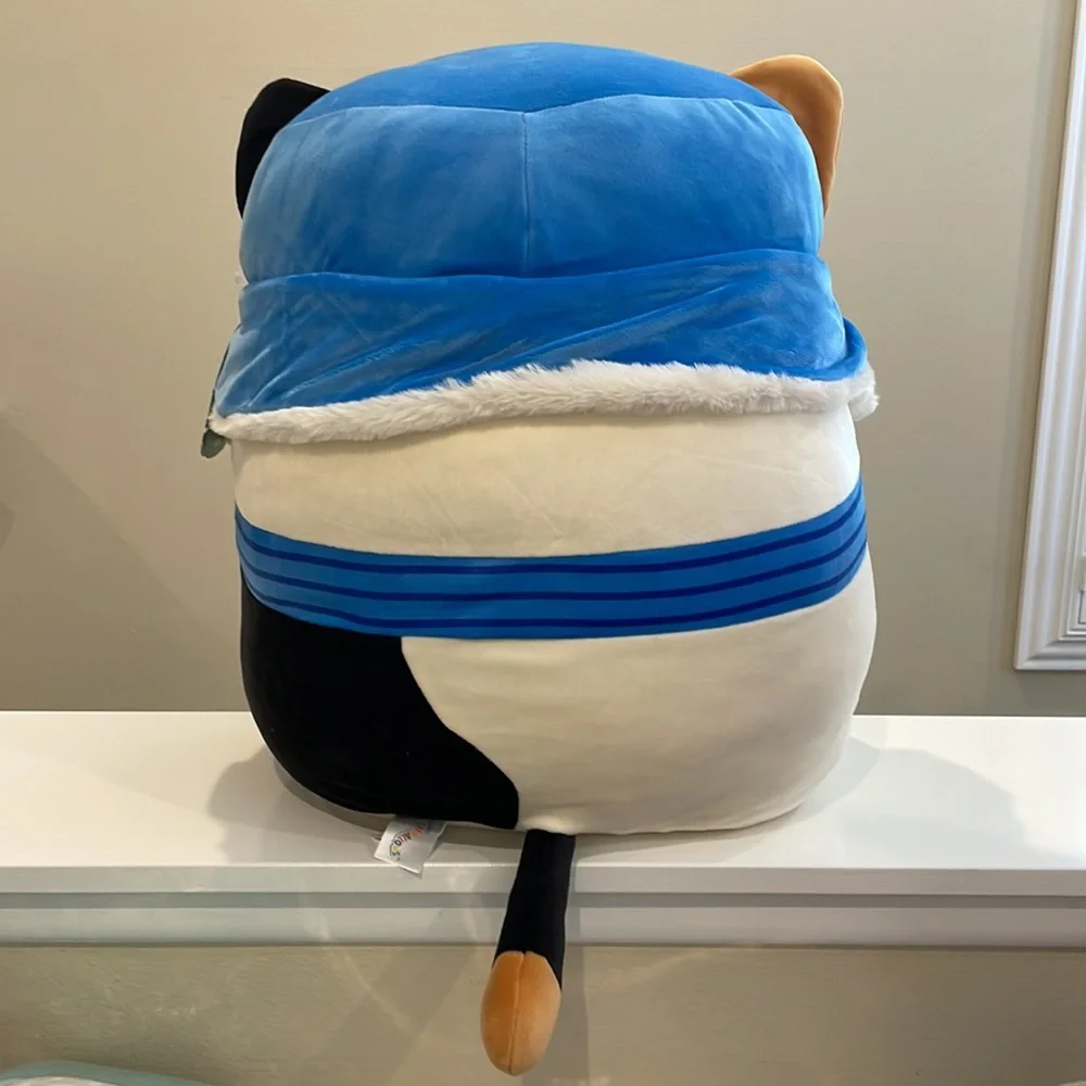 NWT 16” Cam the Cat with Trapper Hat & Scarf Winter / Christmas Squishmallow - Picture 4 of 6